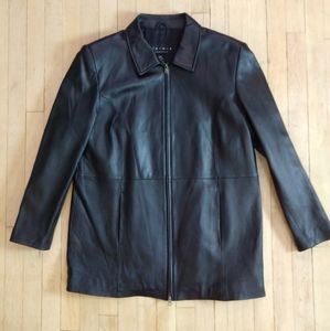 LEATHER ELEMENTS WMNS BLK JACKET SZ L